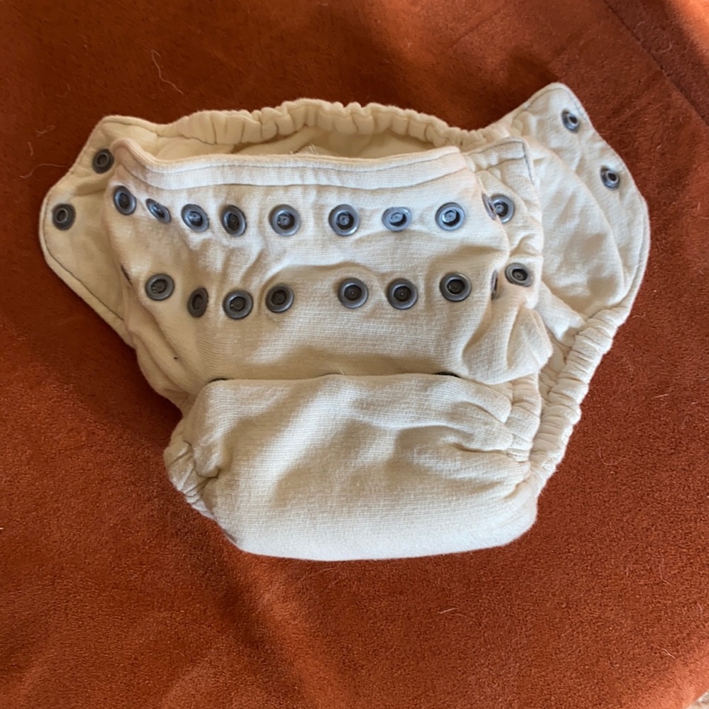 Thirstie’s Natural Fitted Cloth Diaper